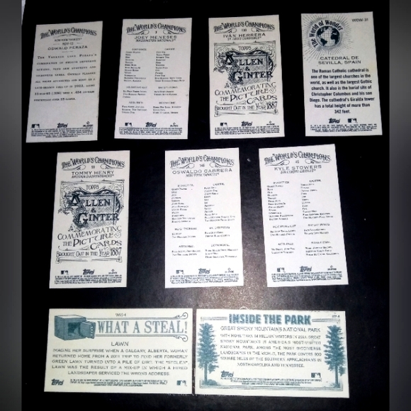 Topps Allen & Ginter 2022 + 2023 Mini Cards (9) - Pick Your Card or Take All ! - Picture 2 of 2